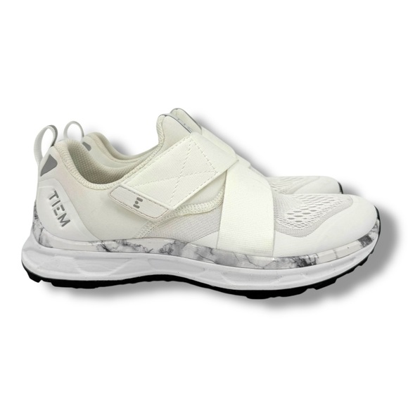 Tiem Slipstream Women's Cycling Shoe in White Marble Size 6.5 - Picture 1 of 15